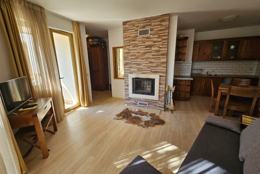 PBA1550 studio apartment for sale in St John Hill Bansko