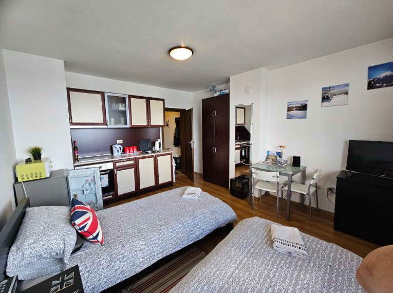 PBA1602 studio apartment for sale in Mountain Suites, Bansko