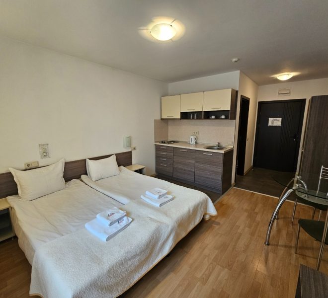 PBA1634 studio apartment for sale in Mountain Paradise by the Walnut Tree, Bansko