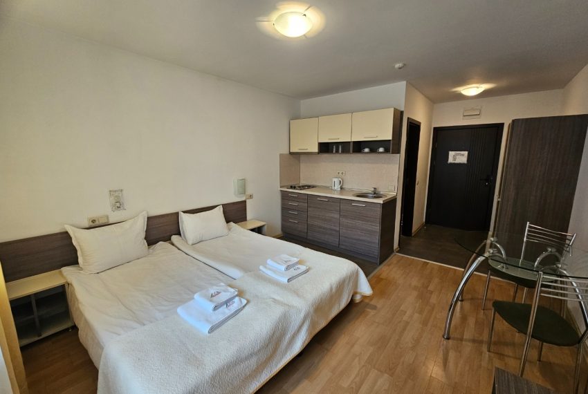 PBA1634 studio apartment for sale in Mountain Paradise by the Walnut Tree, Bansko