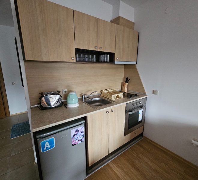 PBA1625 studio apartment for sale in Aspen Valley near Bansko