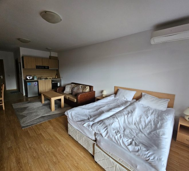 PBA1625 studio apartment for sale in Aspen Valley near Bansko