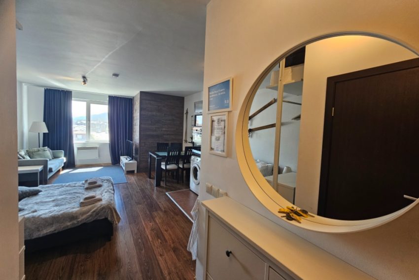 PBA1644 studio apartment for sale in Bansko Royal Towers