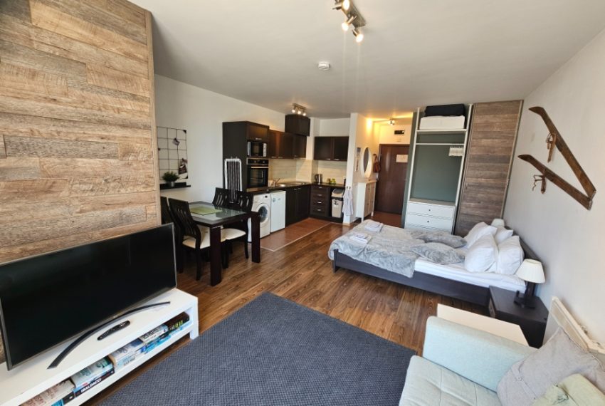 PBA1644 studio apartment for sale in Bansko Royal Towers